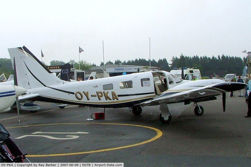 OY-PKA, 2007 Piper PA-34-220T Seneca V C/N 3449352, Piper PA-34-220T Seneca V (3449352] Booker~G 09/06/2007