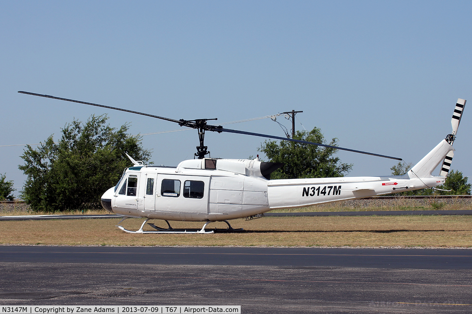 N3147M, 1964 Bell UH-1H Iroquois C/N 4204, At Hicks Field - Fort Worth, TX