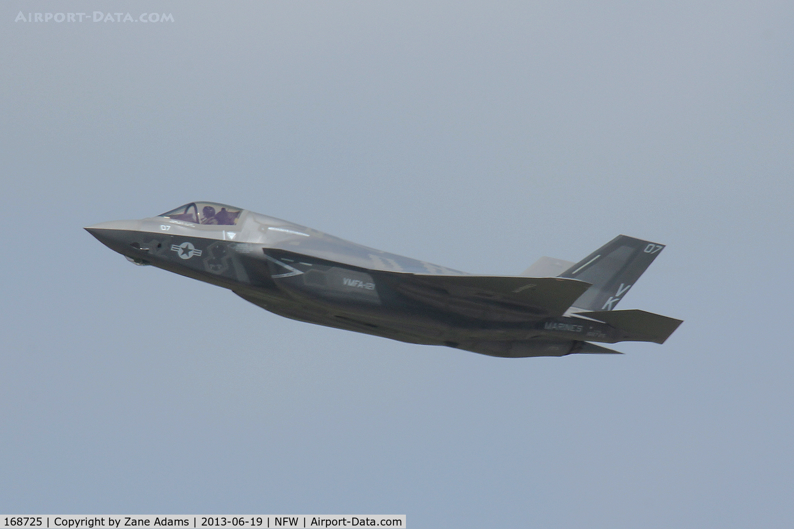 168725, 2013 Lockheed Martin F-35B Lightning II C/N BF-27, F-35B departing NAS Fort Worth