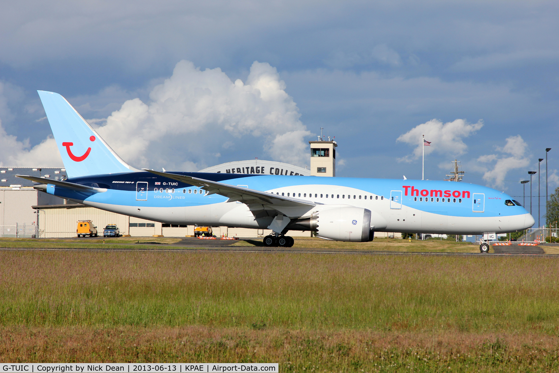 G-TUIC, 2013 Boeing 787-8 Dreamliner C/N 34424, KPAE/PAE