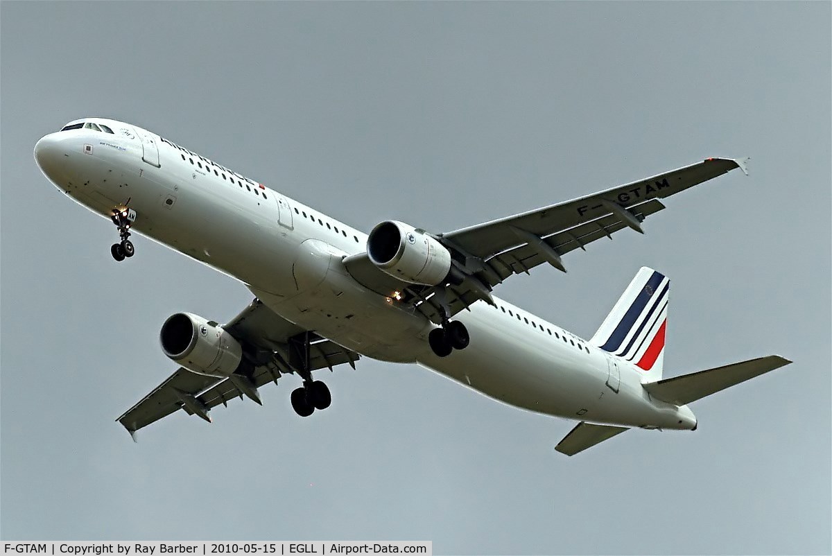 F-GTAM, 2002 Airbus A321-211 C/N 1859, Airbus A321-211 [1859] (Air France) Home~G 15/05/2010. On approach 27R.