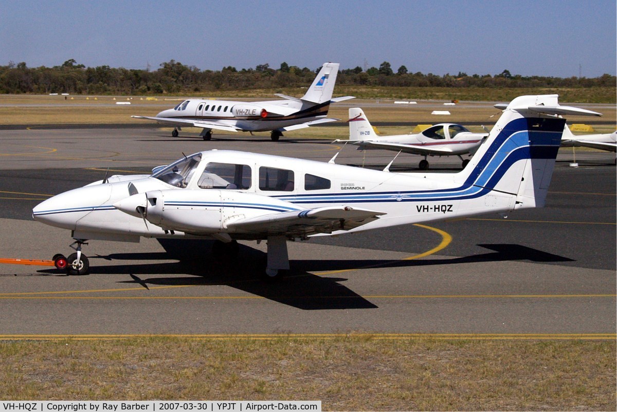 VH-HQZ, 1979 Piper PA-44-180 Seminole C/N 44-7995012, Piper PA-44-180 Seminole [44-7995012] ( Royal Aero Club WA) Perth-Jandakot~VH 30/03/2007