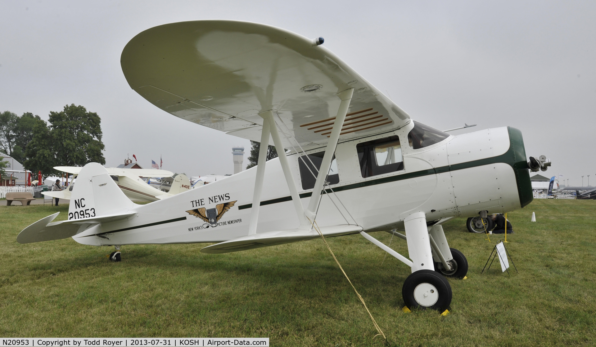 N20953, 1939 Waco ARE C/N 5080, Airventure 2013