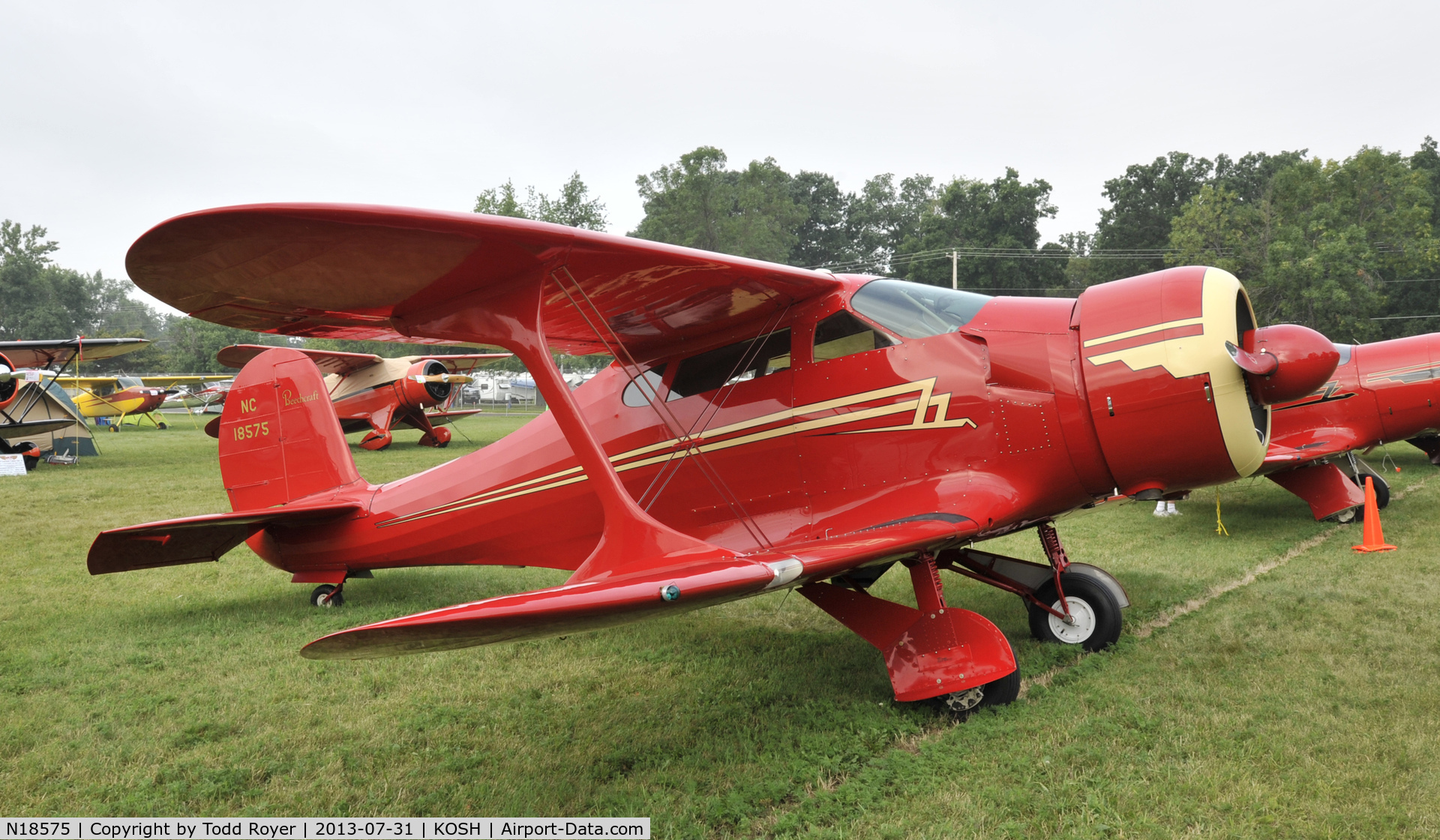 N18575, 1937 Beech D17S Staggerwing C/N 179, Airventure 2013