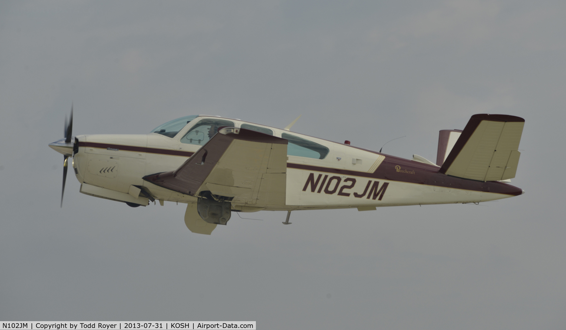 N102JM, 1979 Beech V35B Bonanza C/N D-10216, Airventure 2013