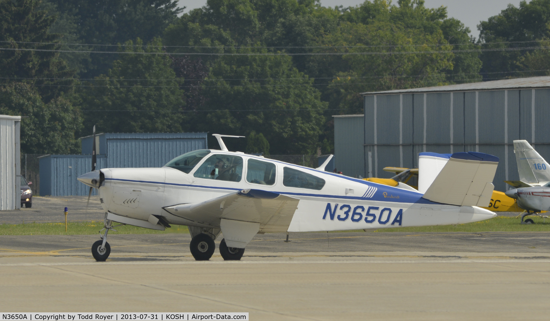 N3650A, 1969 Beech V35B Bonanza C/N D-9077, Airventure 2013