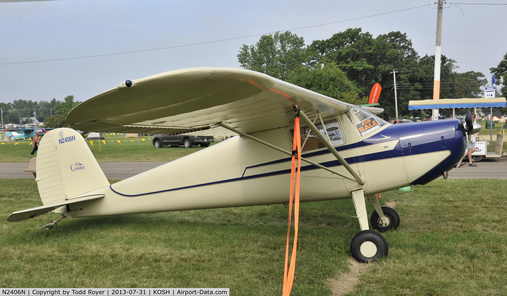 N2406N, 1947 Cessna 120 C/N 12655, Airventure 2013