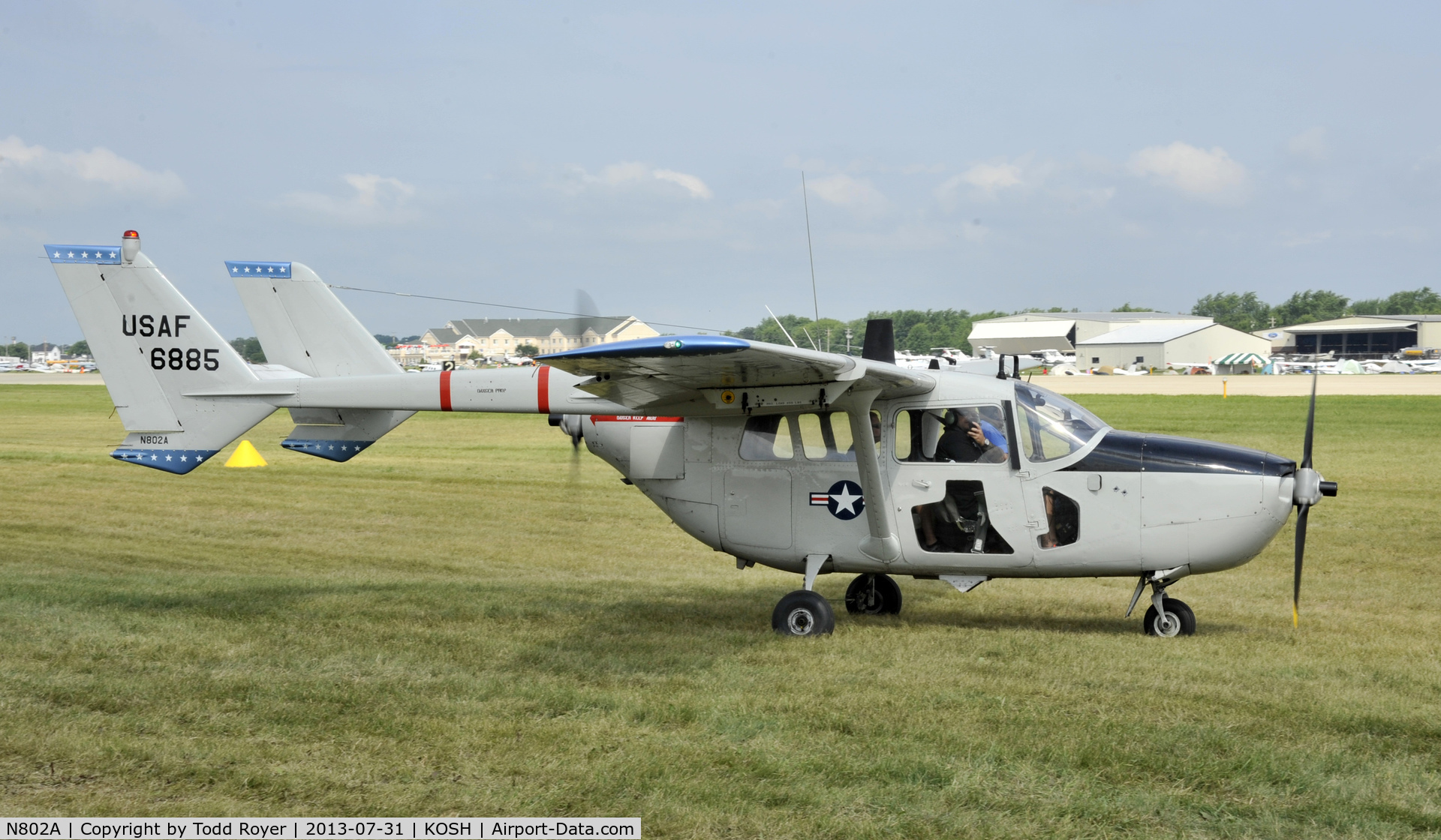 N802A, 1968 Cessna O-2A (M337B) Super Skymaster Super Skymaster C/N 337M-0174, Airventure 2013