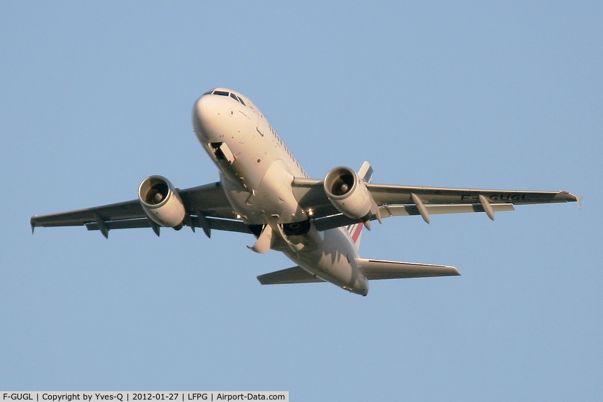 F-GUGL, 2006 Airbus A318-111 C/N 2686, Airbus A318-111, Take off rwy 26R, Roissy Charles De Gaulle Airport (LFPG-CDG)