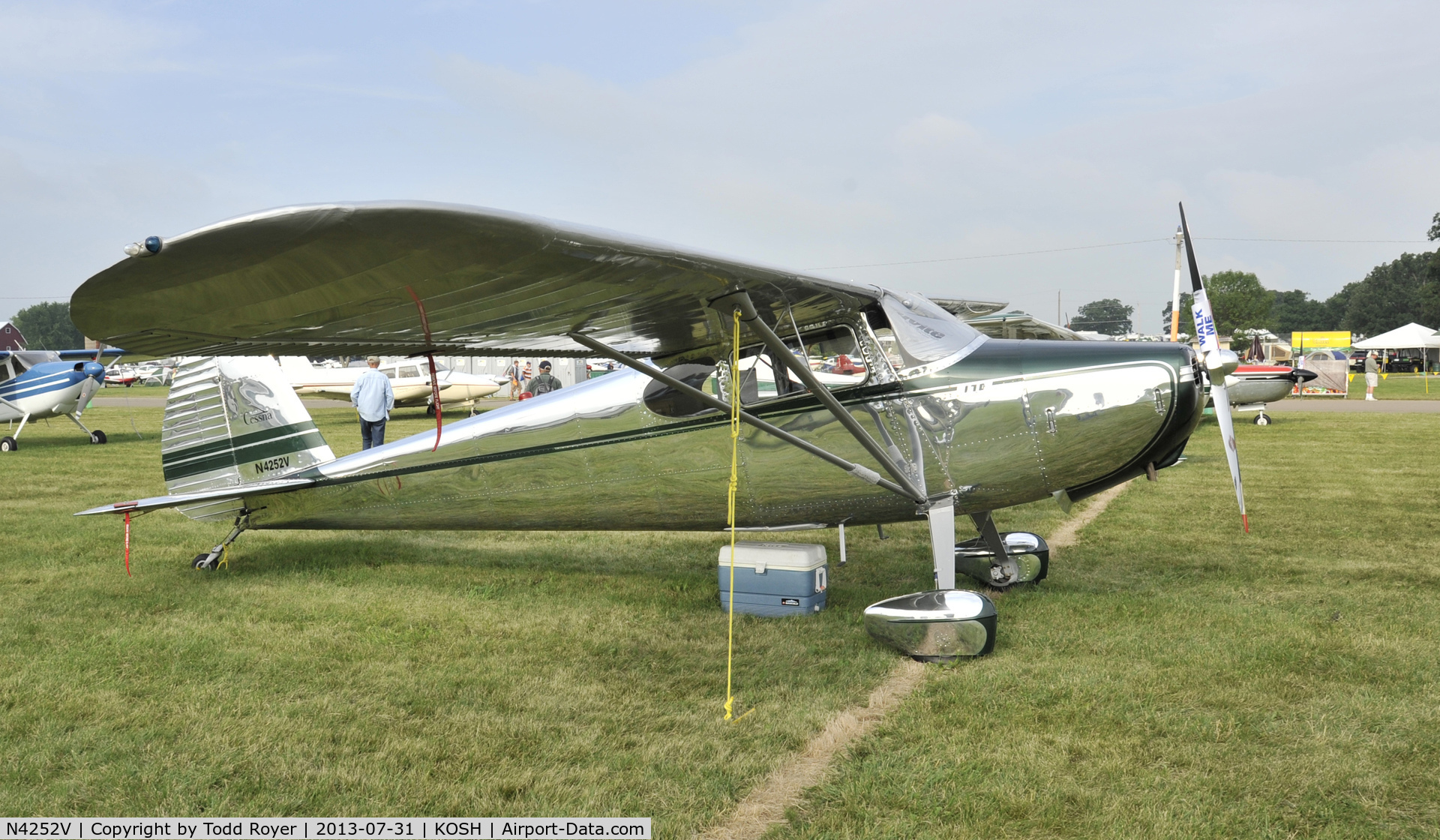 N4252V, 1948 Cessna 170 C/N 18608, Airventure 2013