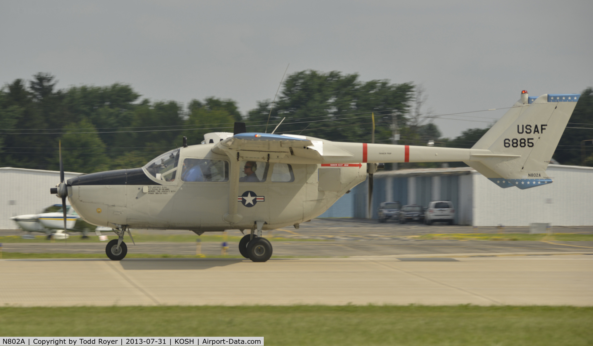 N802A, 1968 Cessna O-2A (M337B) Super Skymaster Super Skymaster C/N 337M-0174, Airventure 2013