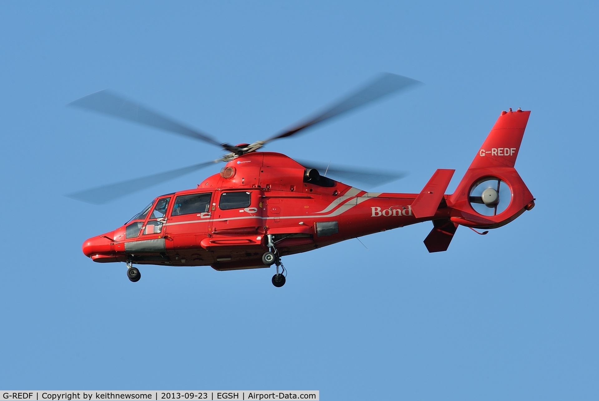 G-REDF, 2009 Eurocopter AS-365N-3 Dauphin 2 C/N 6884, Late evening leaving !