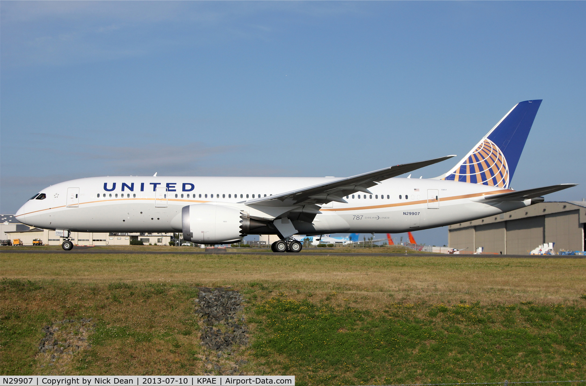 N29907, 2013 Boeing 787-8 Dreamliner C/N 34830, KPAE/PAE