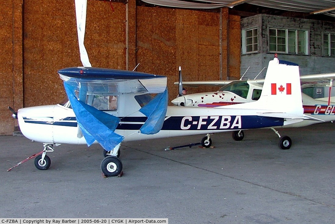 C-FZBA, 1965 Cessna 150E C/N 15061259, Cessna 150E [150-61259] Kingston~C 20/06/2005. Now cancelled.