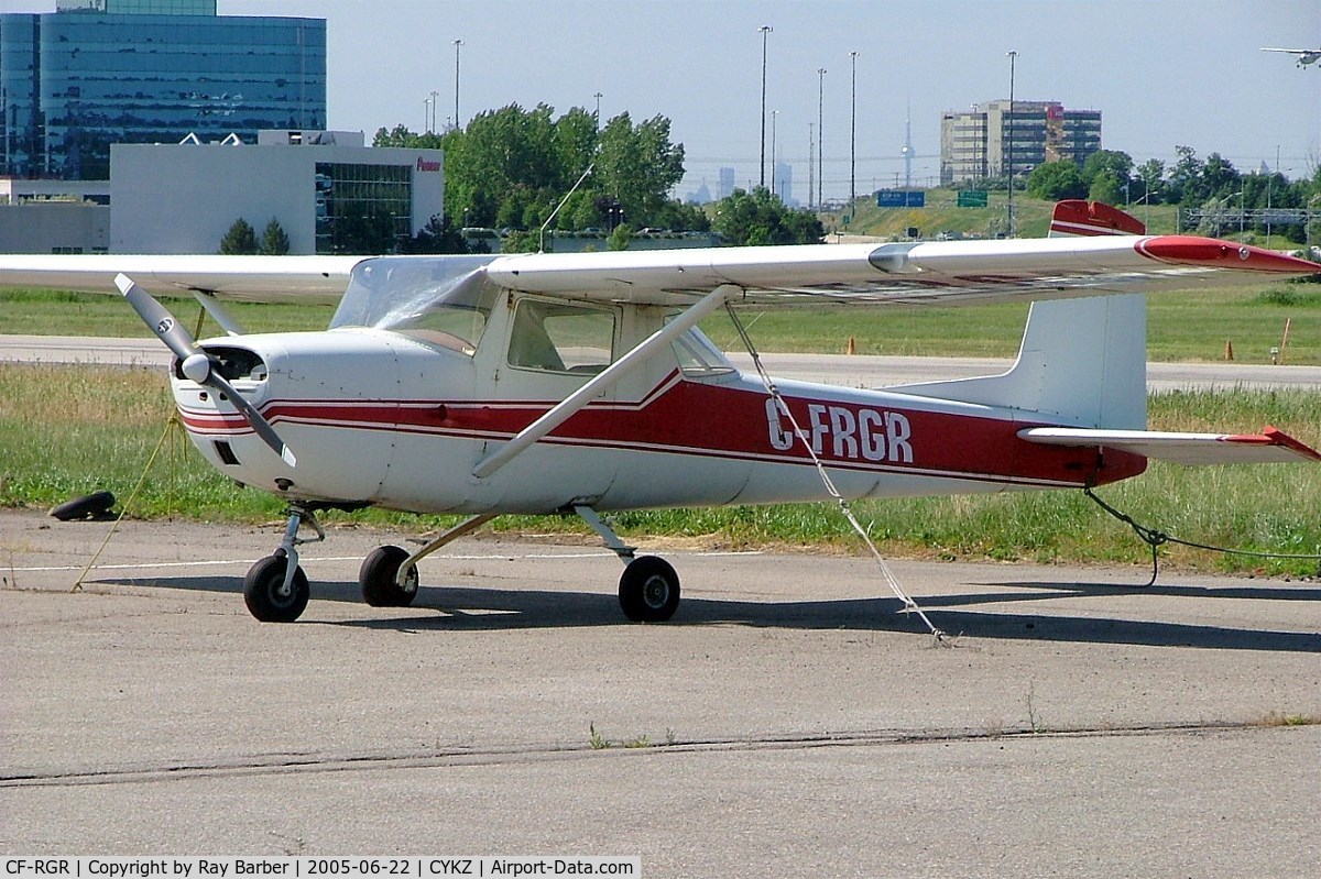 CF-RGR, 1964 Cessna 150DX C/N 15060511X, Cessna 150D [150-60511] Toronto-Buttonville~C 22/06/2005. Marked C-FRGR