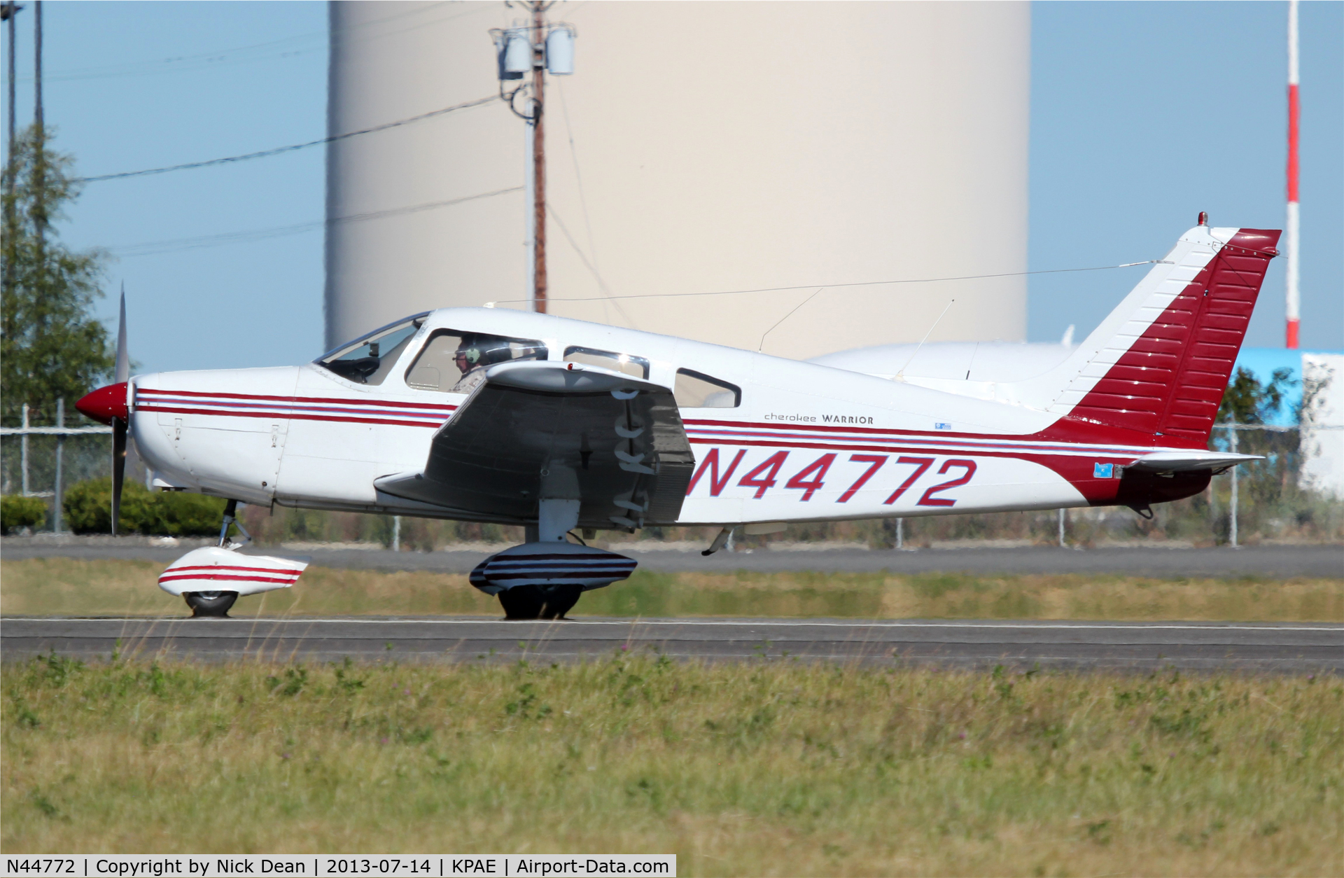 N44772, 1974 Piper PA-28-151 C/N 28-7515028, KPAE/PAE