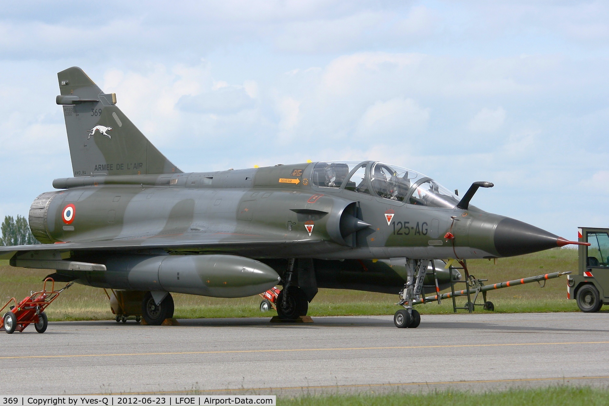 369, Dassault Mirage 2000N C/N 366, French Air Force Dassault Mirage  2000N (125-AG), Evreux-Fauville Air Base 105 (LFOE)