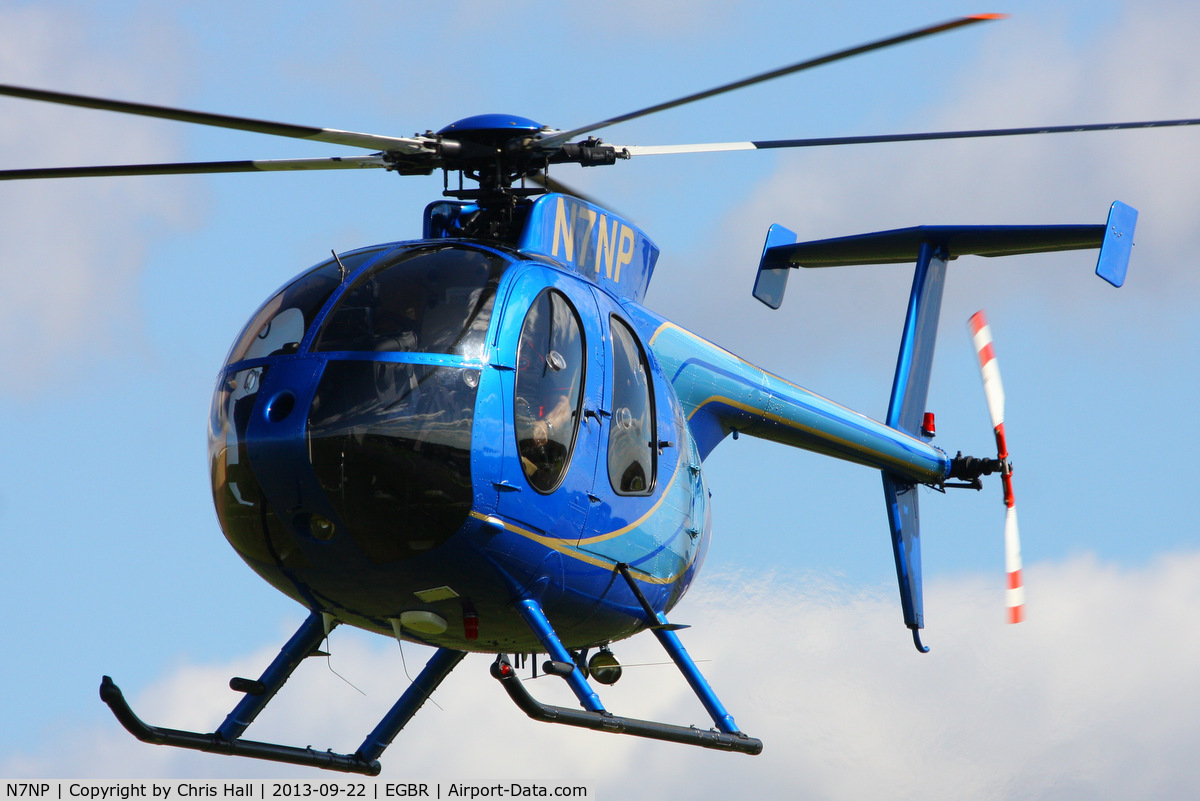 N7NP, McDonnell Douglas 369E C/N 0260E, at Breighton's Heli Fly-in, 2013