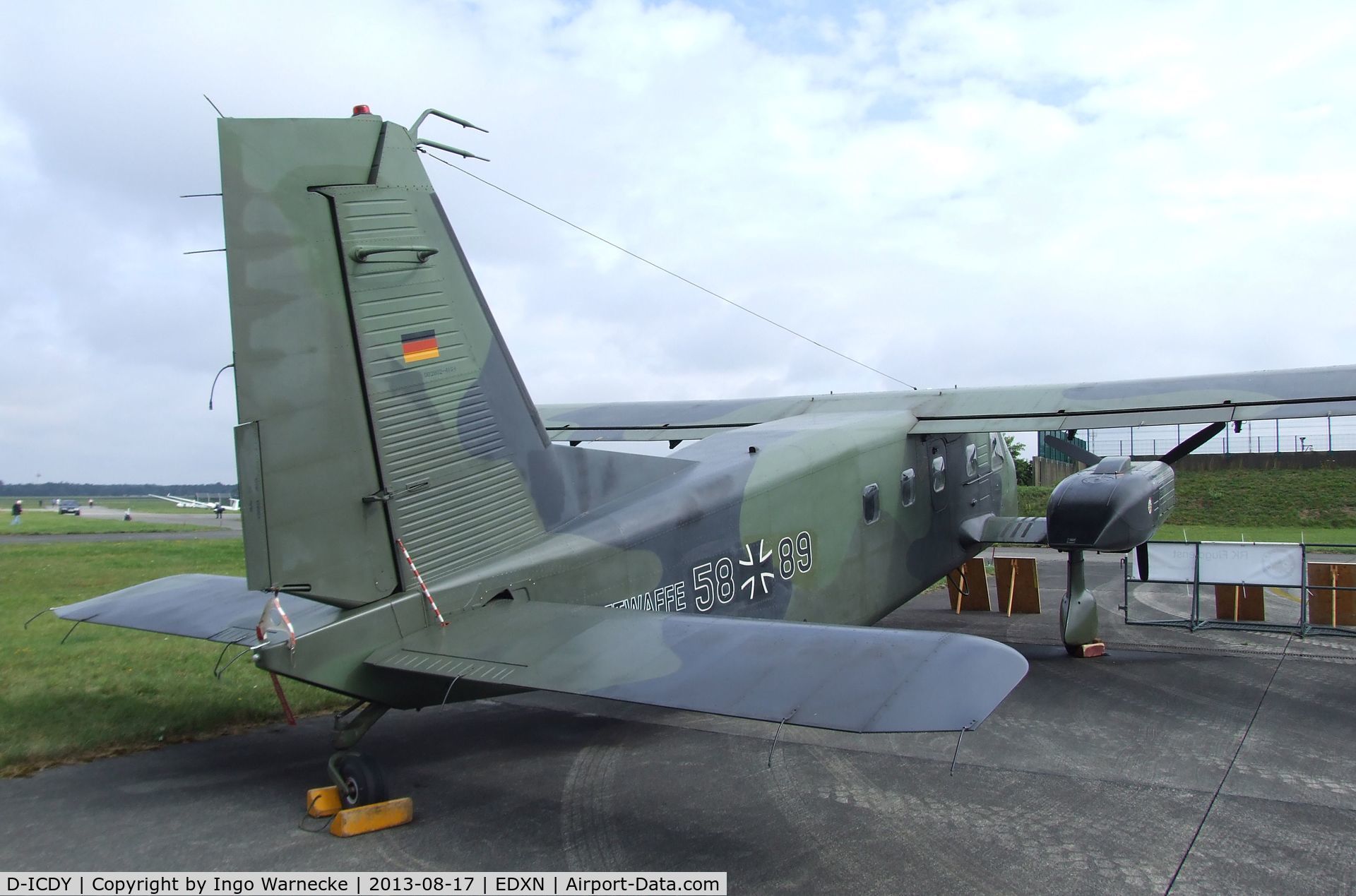 D-ICDY, Dornier Do-28D-2 Skyservant C/N 4164, Dornier Do 28D-2 Skyservant at the Spottersday of the Nordholz Airday 2013 celebrationg 100 Years of German Naval Aviation at Nordholz Naval Aviation Base