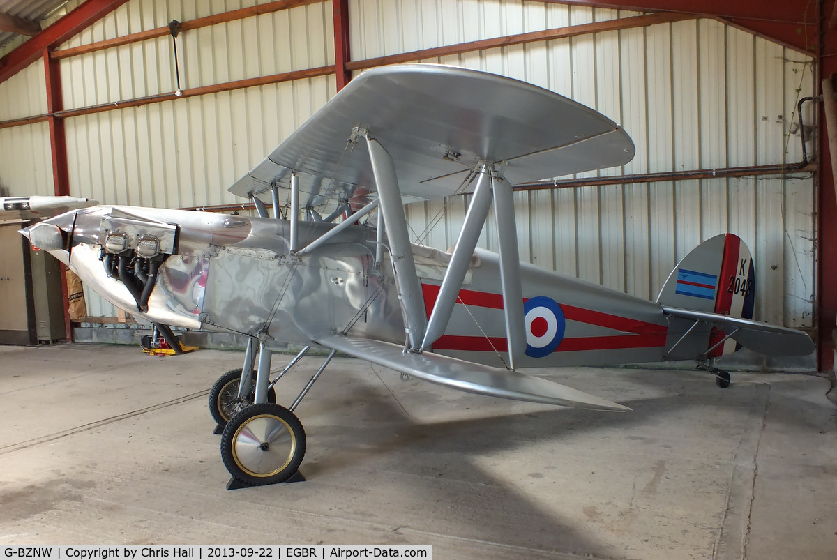 G-BZNW, 2003 Isaacs Fury II C/N PFA 011-13402, at Breighton's Heli Fly-in, 2013