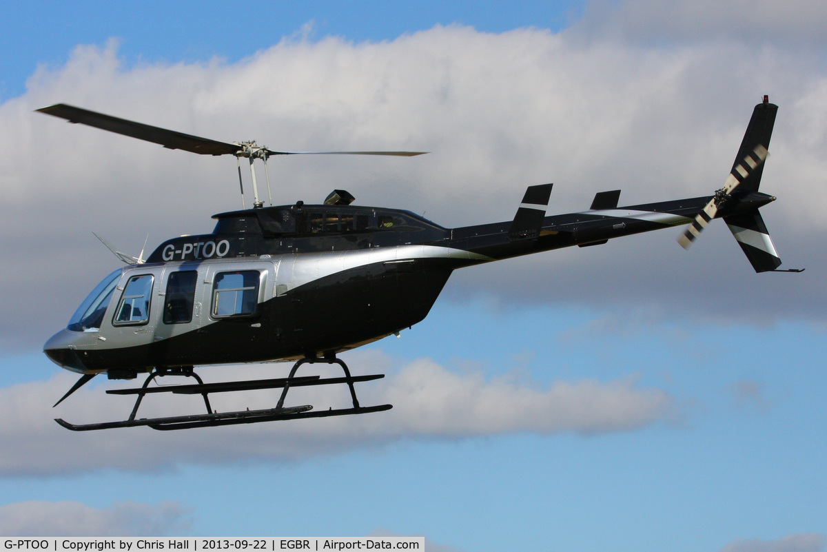 G-PTOO, 1995 Bell 206L-4 LongRanger IV LongRanger C/N 52132, at Breighton's Heli Fly-in, 2013