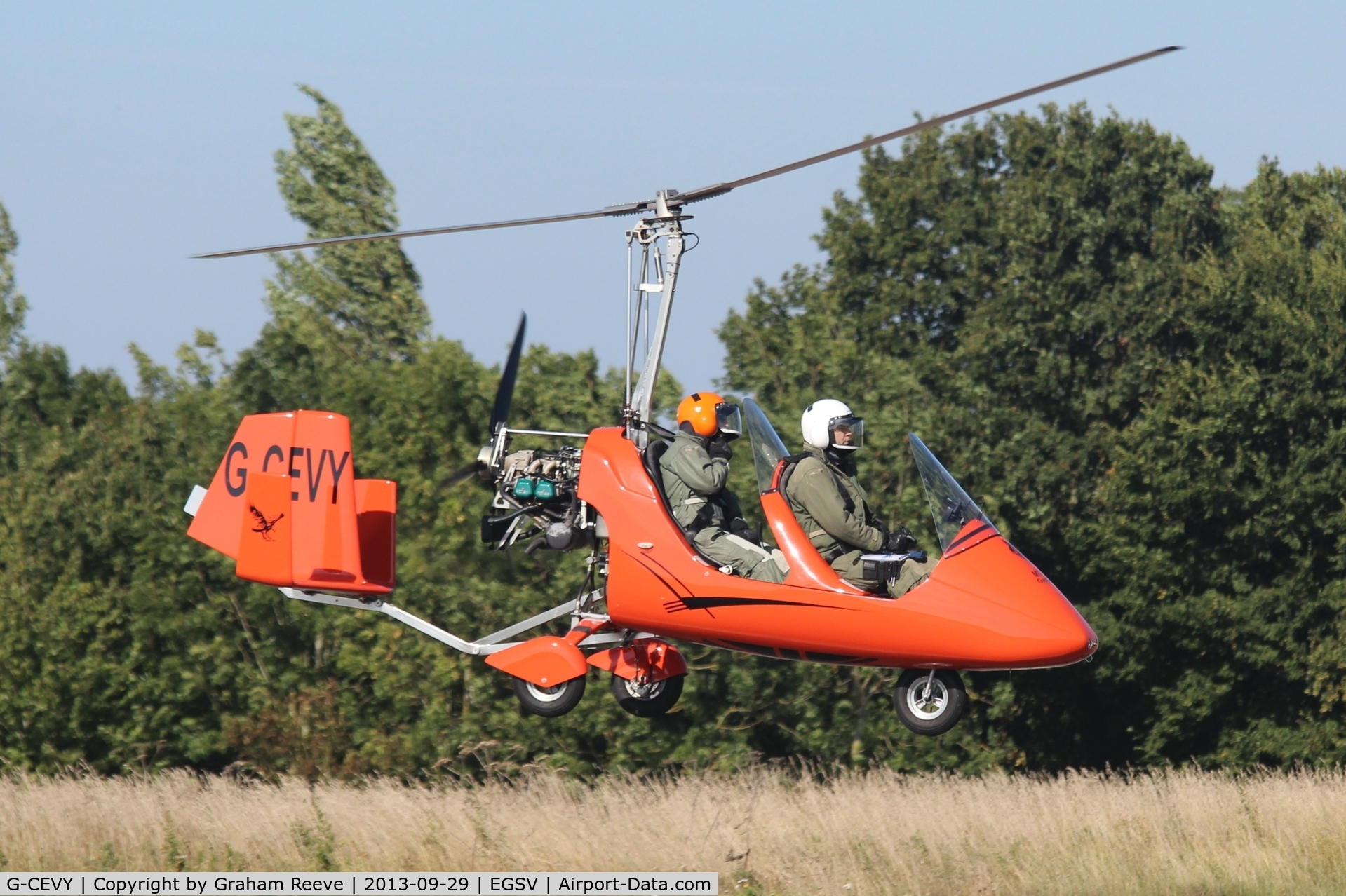 G-CEVY, 2007 Rotorsport UK MT-03 C/N RSUK/MT-03/025, Just landed at the 