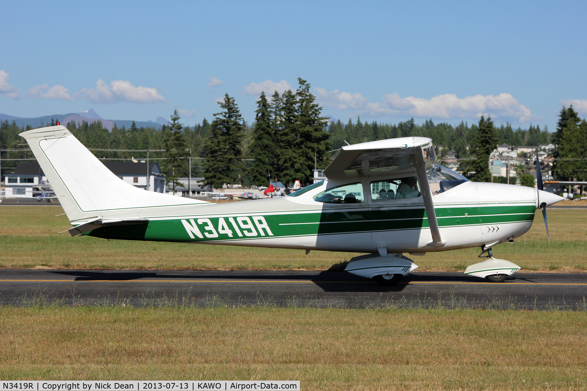 N3419R, 1967 Cessna 182L Skylane C/N 18258719, KAWO/AWO