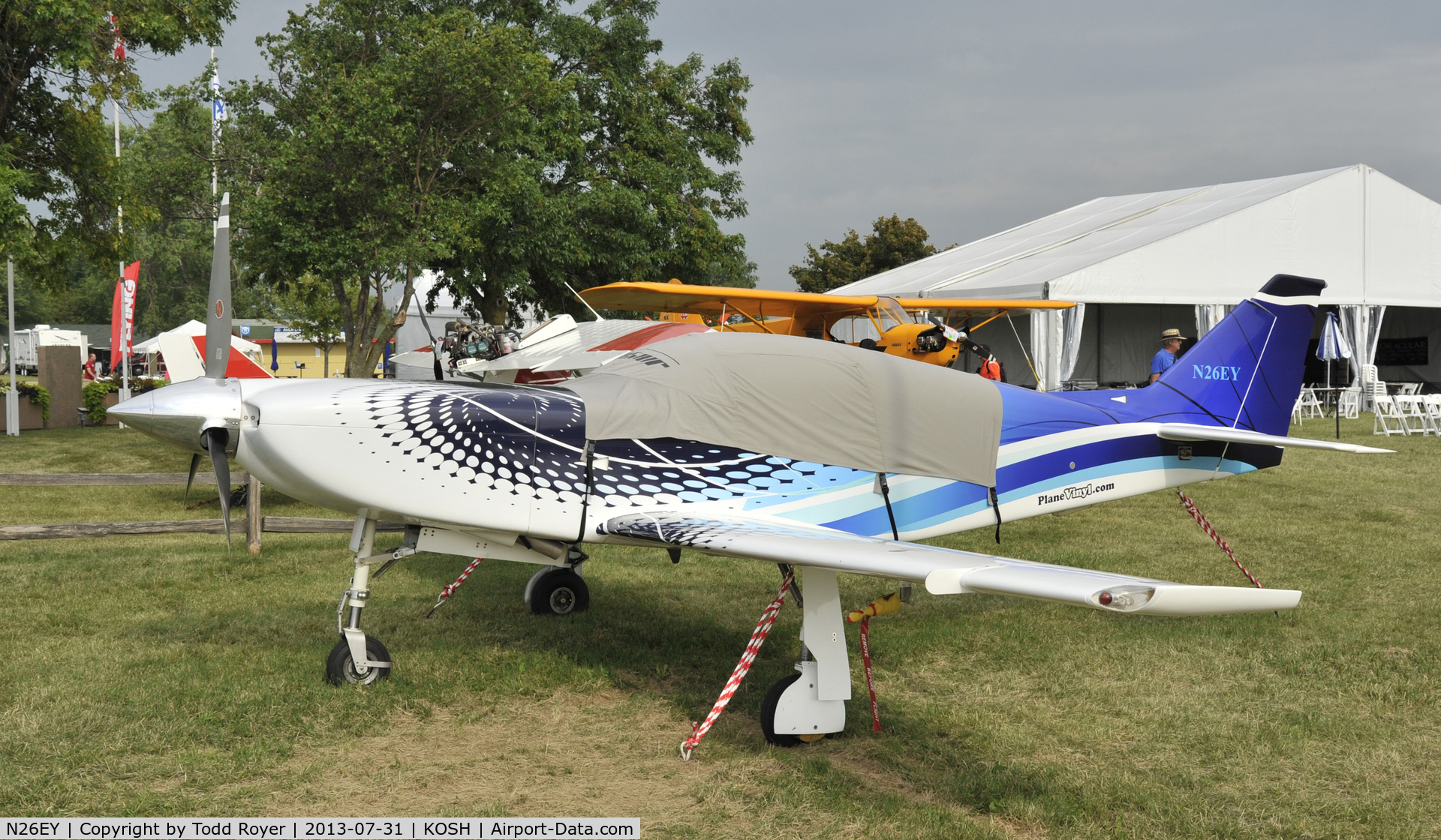 N26EY, 1988 Stoddard-Hamilton Glasair III C/N 3048, Airventure 2013