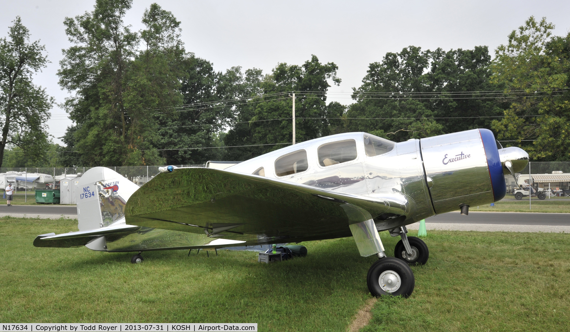 N17634, 1939 Spartan 7W Executive C/N 17, Airventure 2013