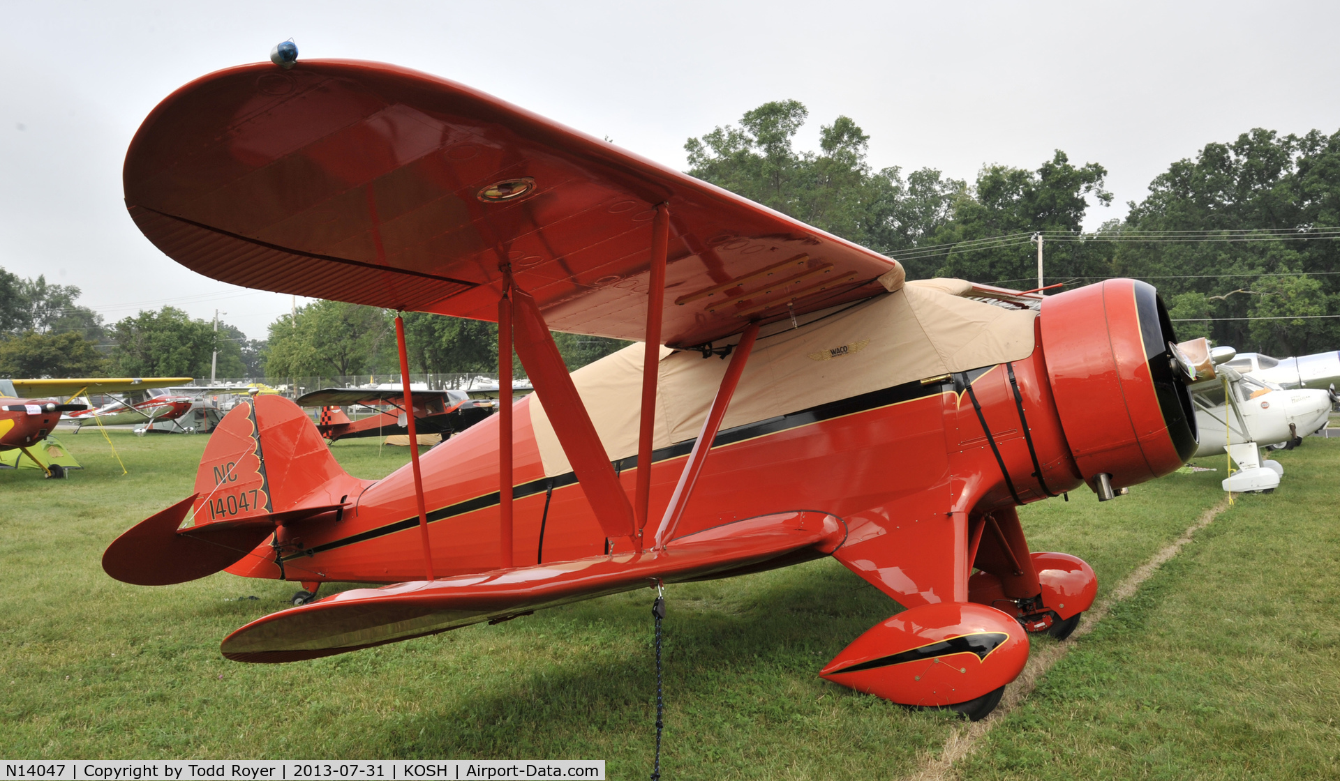 N14047, 1934 Waco YKC C/N 3966, Airventure 2013