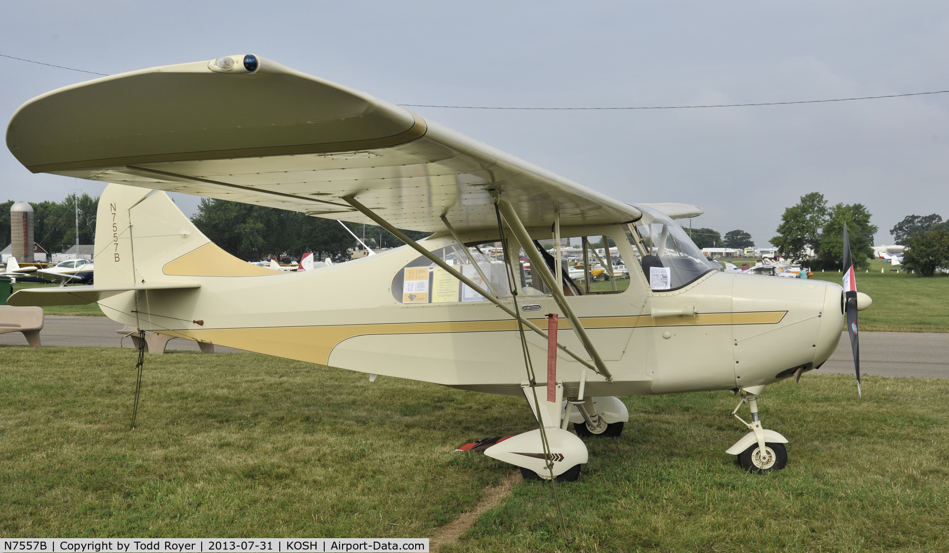 N7557B, 1957 Champion 7FC C/N 7FC-59, Airventure 2013