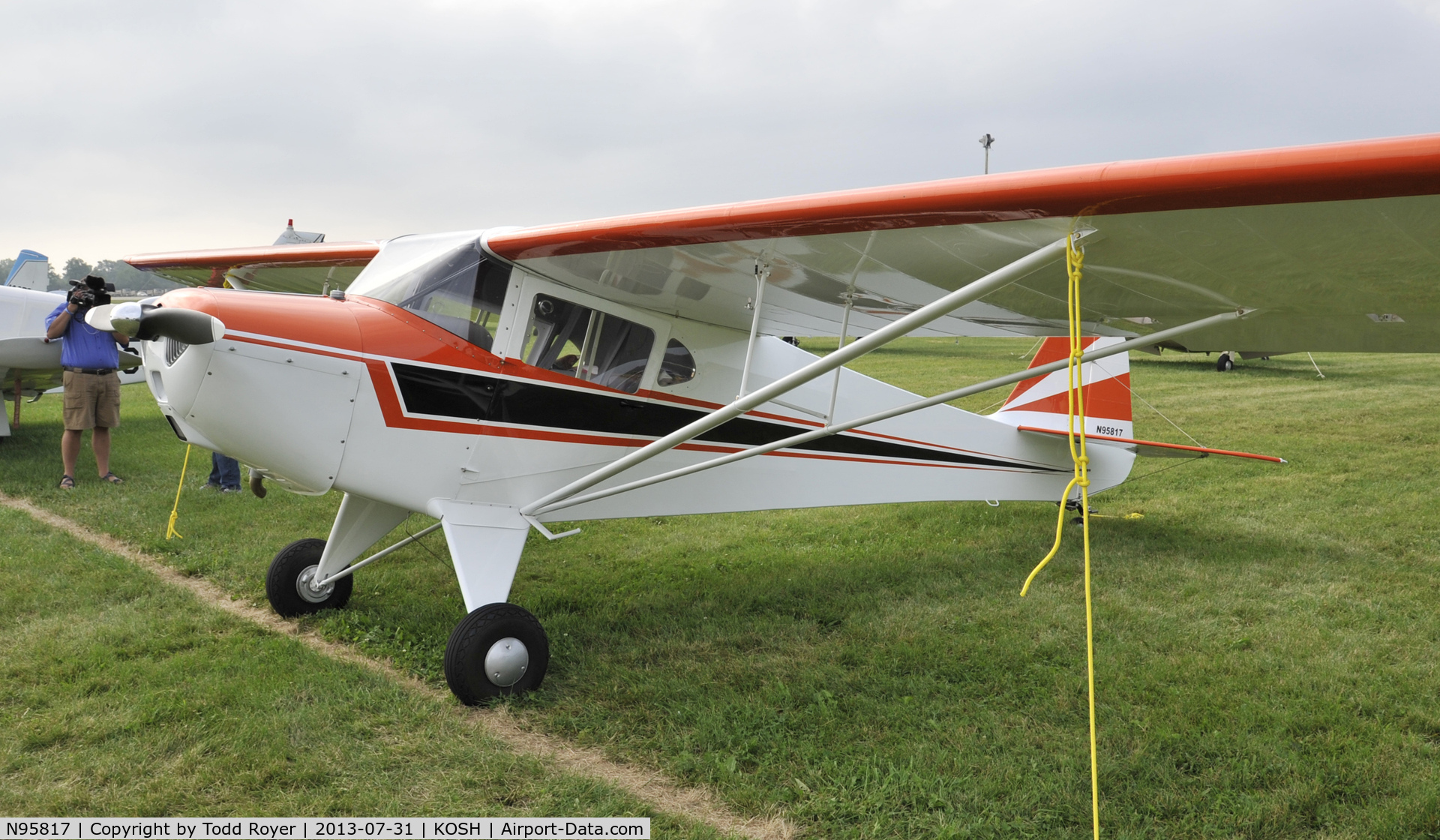 N95817, 1946 Taylorcraft BC12-D C/N 8117, Airventure 2013