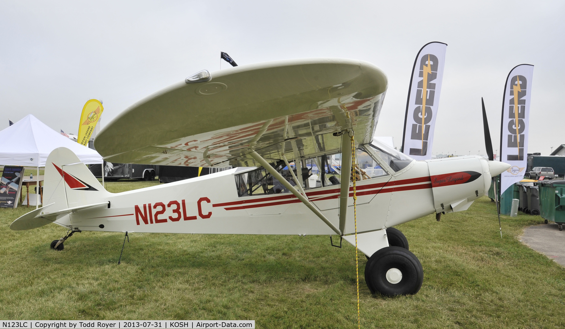 N123LC, 2012 American Legend AL18 C/N AL-1164, Airventure 2013