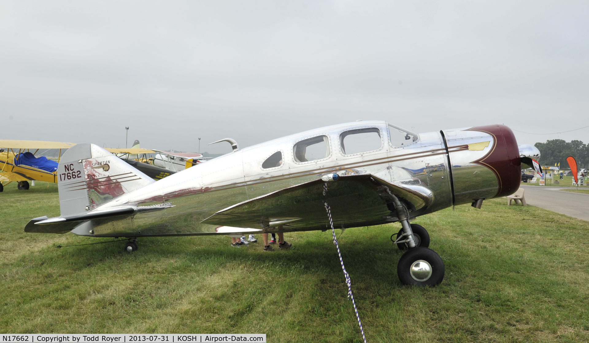 N17662, 1940 Spartan 7W Executive C/N 28, Airventure 2013