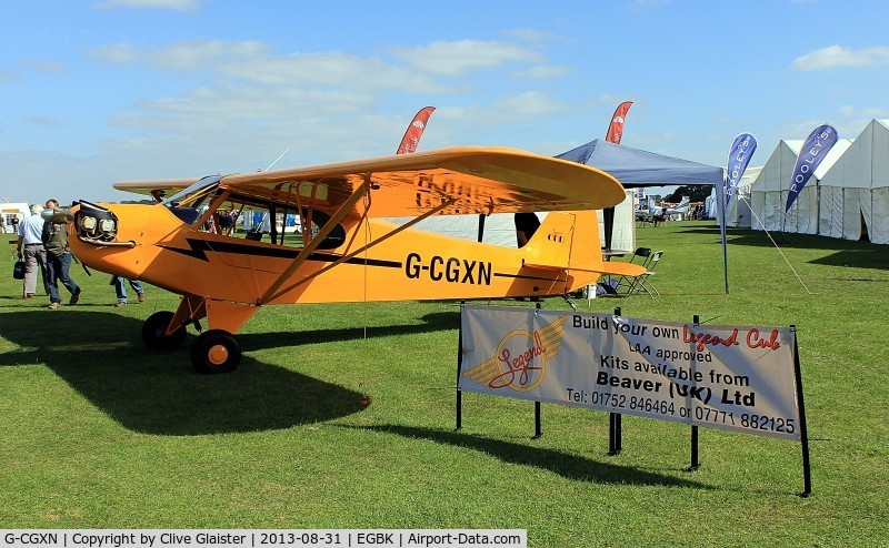 G-CGXN, 2011 American Legend AL3C-100 Cub C/N LAA 373-15028, Originally and currently owned to, Beaver (UK) Ltd in July 2011