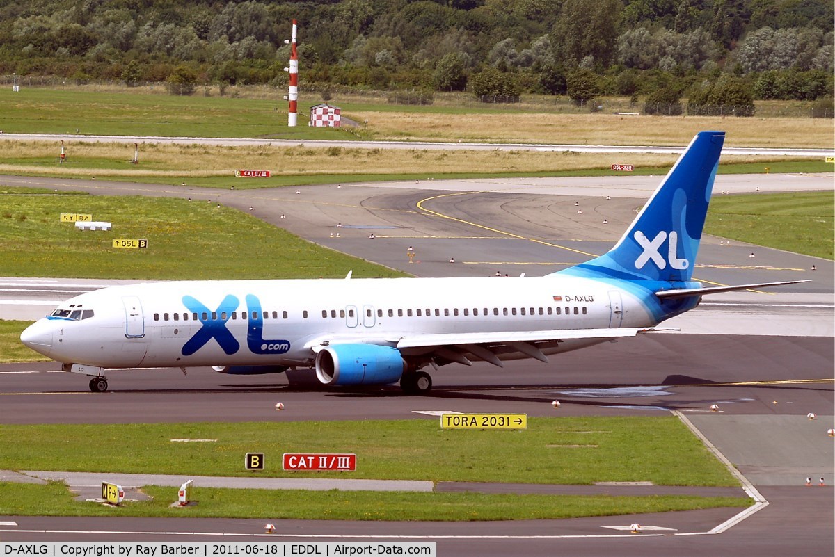 D-AXLG, 1998 Boeing 737-8Q8 C/N 28226, Boeing 737-8Q8 [28226] (XL Airways Germany) Dusseldorf~D 18/06/2011