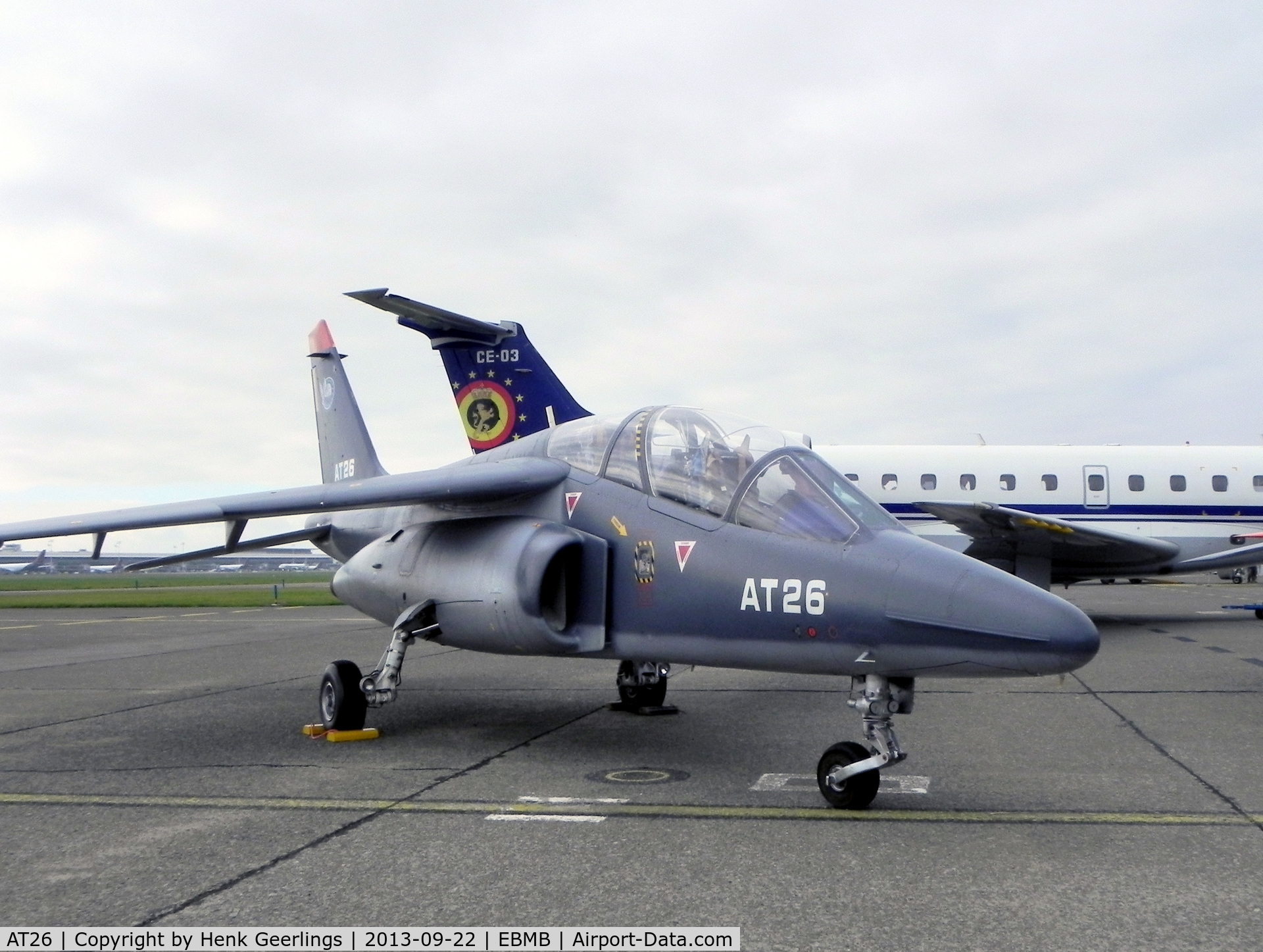 AT26, Dassault-Dornier Alpha Jet 1B C/N B26/1117, Belgian AF , 65 years Transportation  - 15 th wing , Open House