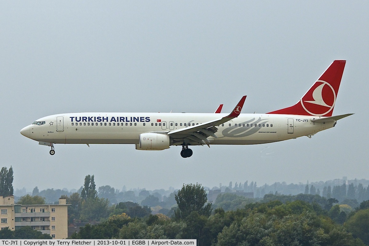 TC-JYI, 2012 Boeing 737-9F2/ER C/N 40985, 2012 Boeing 737-9F2(ER), c/n: 40985 of Turkish Airlines