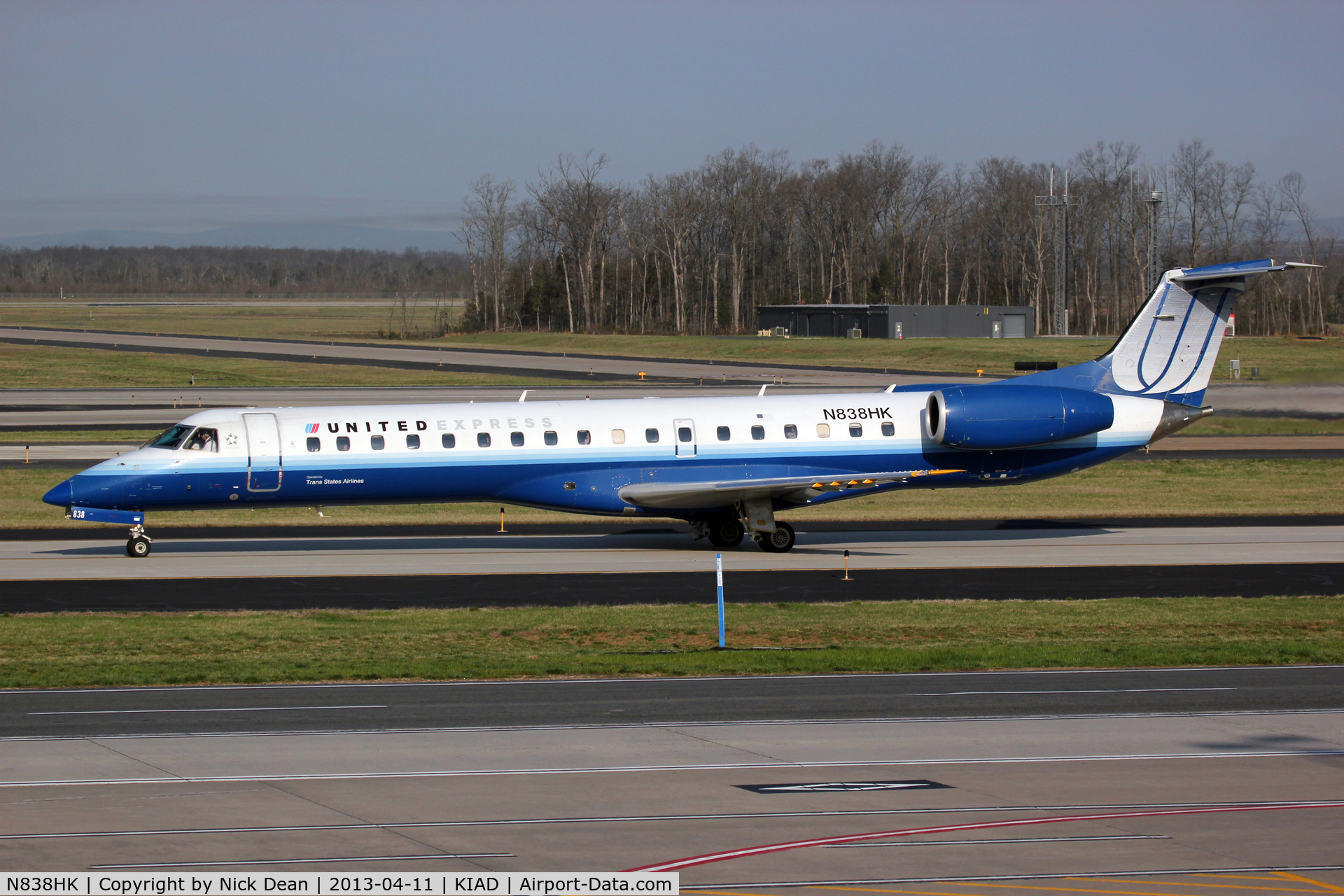 N838HK, 2000 Embraer ERJ-145LR (EMB-145LR) C/N 145321, KIAD/IAD