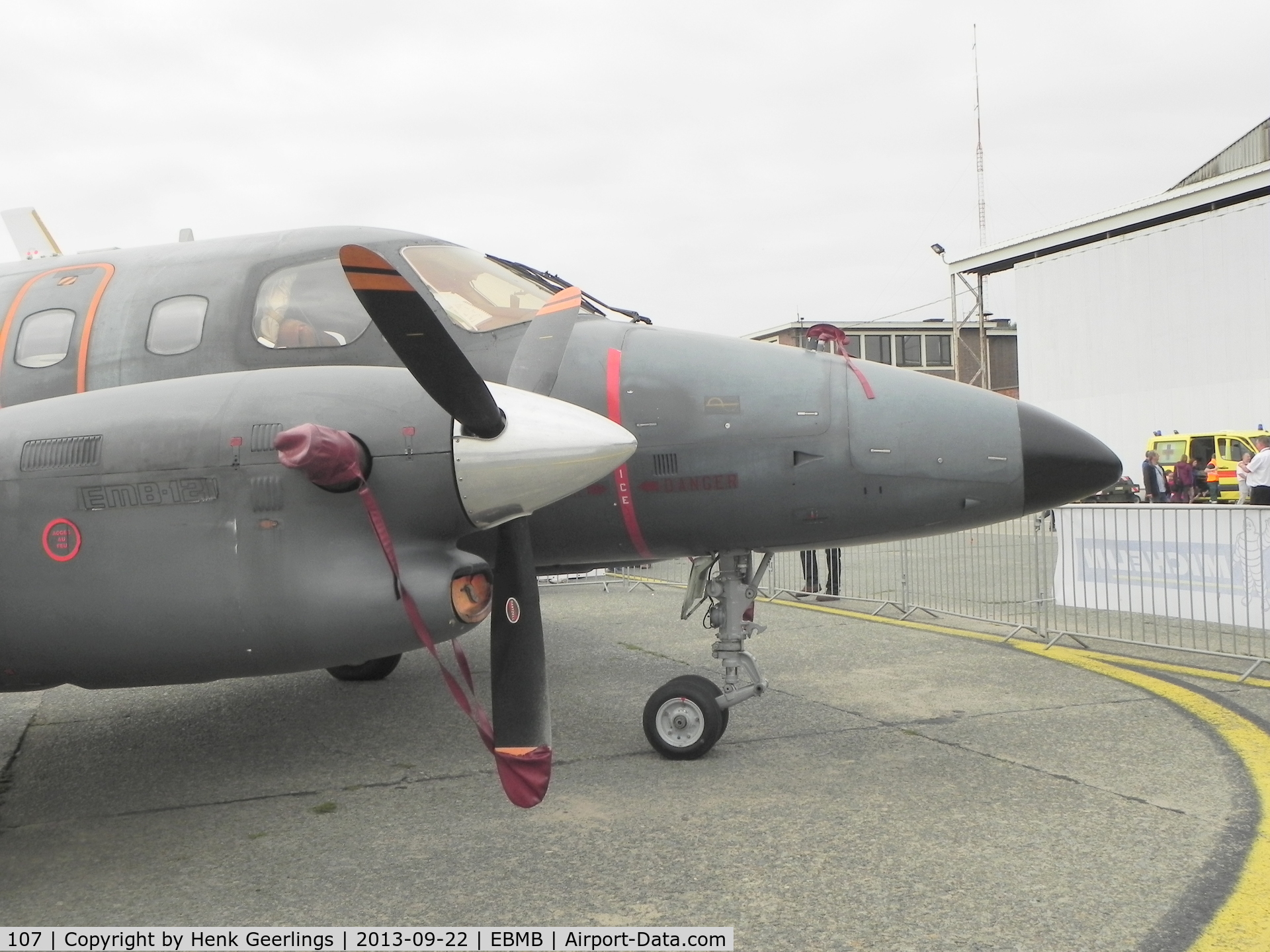 107, 1987 Aero L-39ZA Albatros C/N 734107, Belgian AF Open House , 65 years - Transportation - 15th Wing .
40 years C-130H Hercules . YV , French AF , Emb Xingu  F-RAYV