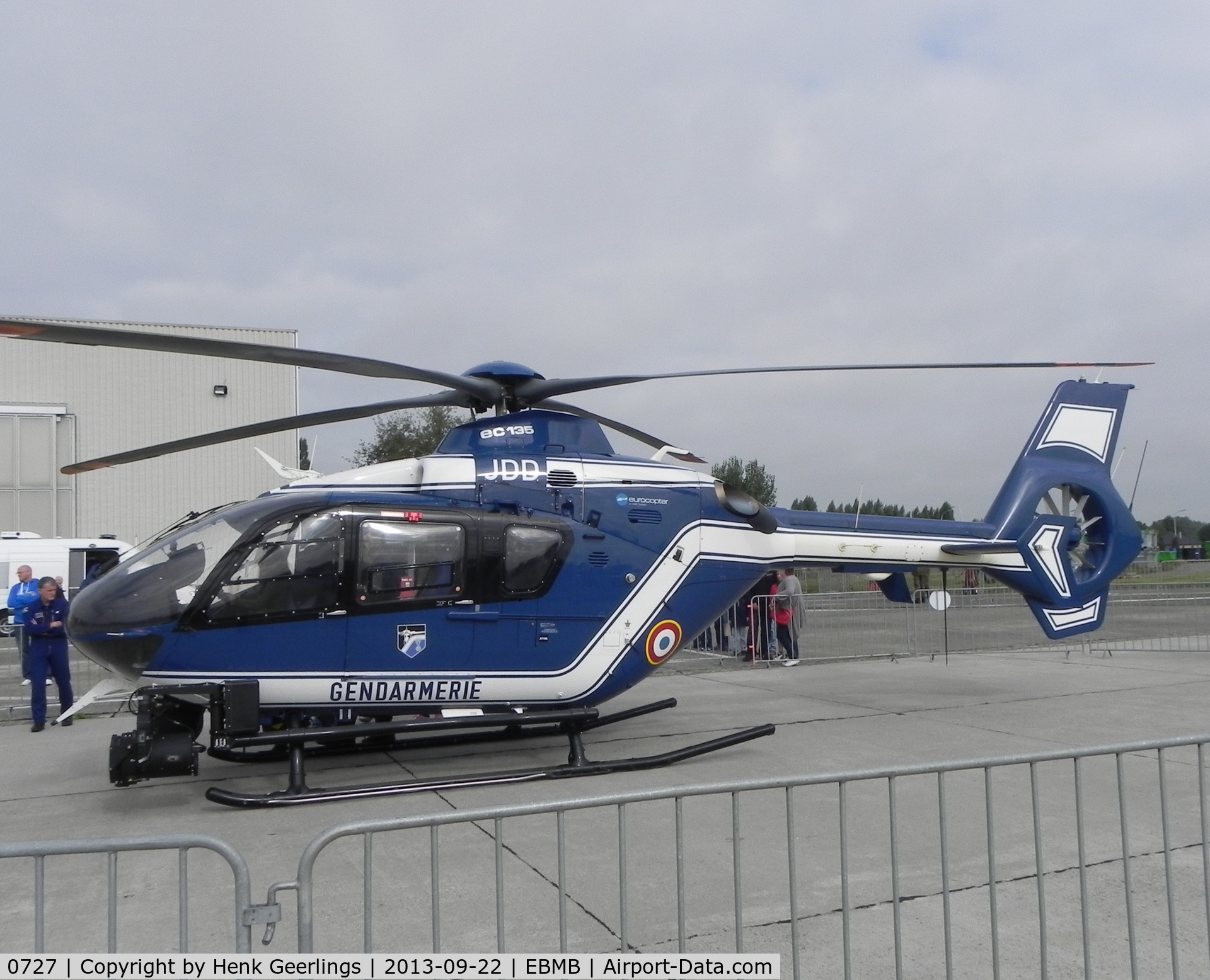 0727, 2009 Eurocopter EC-135T-2 C/N 0727, Belgian AF Open House , 65 years - Transportation - 15th Wing .40 years C-130H Hercules