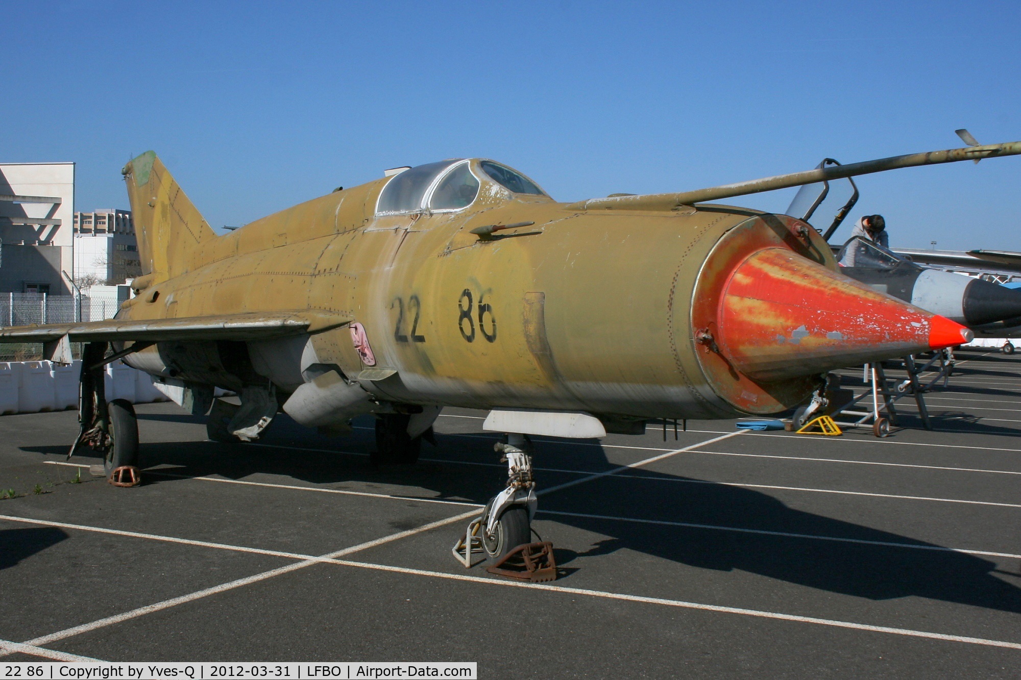 22 86, Mikoyan-Gurevich MiG-21M C/N 960513, Mikoyan-Gurevich MiG-21M, Les Ailes anciennes Toulouse -Blagnac (LFPO)