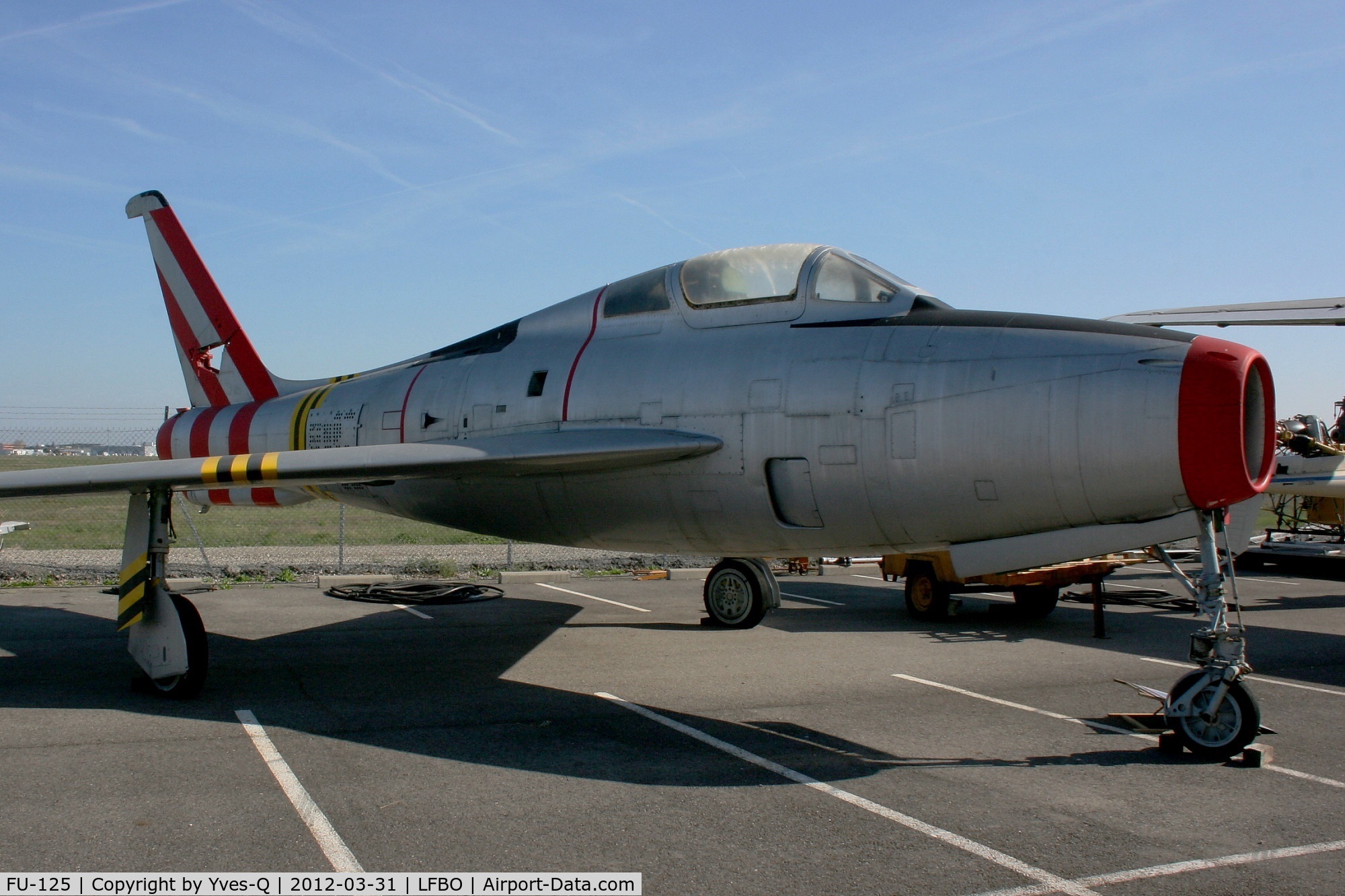 FU-125, Republic F-84F Thunderstreak C/N Not found 53-6760, Republic F-84F Thunderstreak, Les Ailes anciennes Toulouse -Blagnac (LFPO)