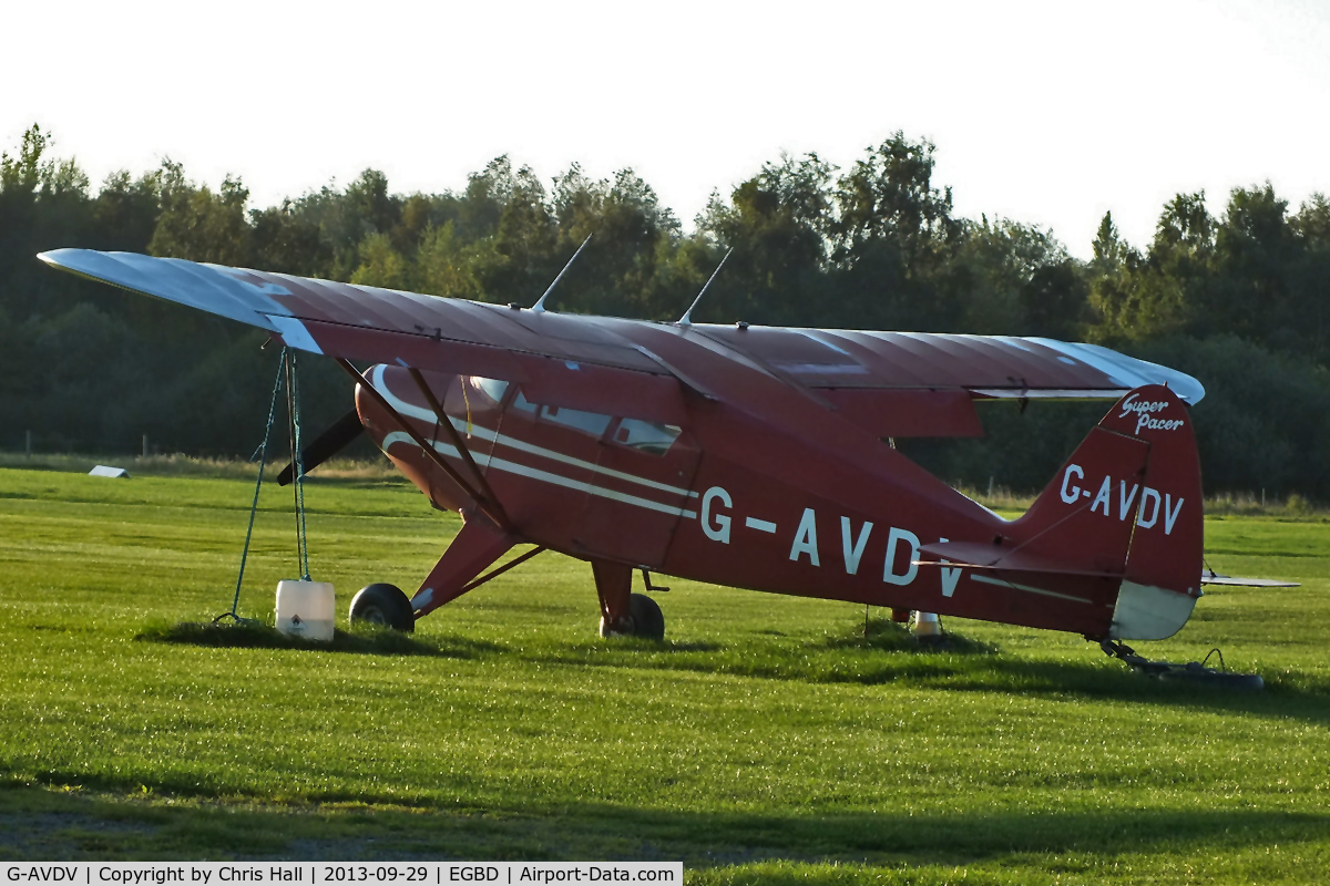 G-AVDV, 1956 Piper PA-22-150 Tri-Pacer C/N 22-3752, Derby resident