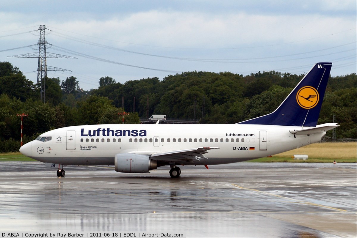 D-ABIA, 1990 Boeing 737-530 C/N 24815, Boeing 737-530 [24815] (Lufthansa) Dusseldorf~D 18/06/2011