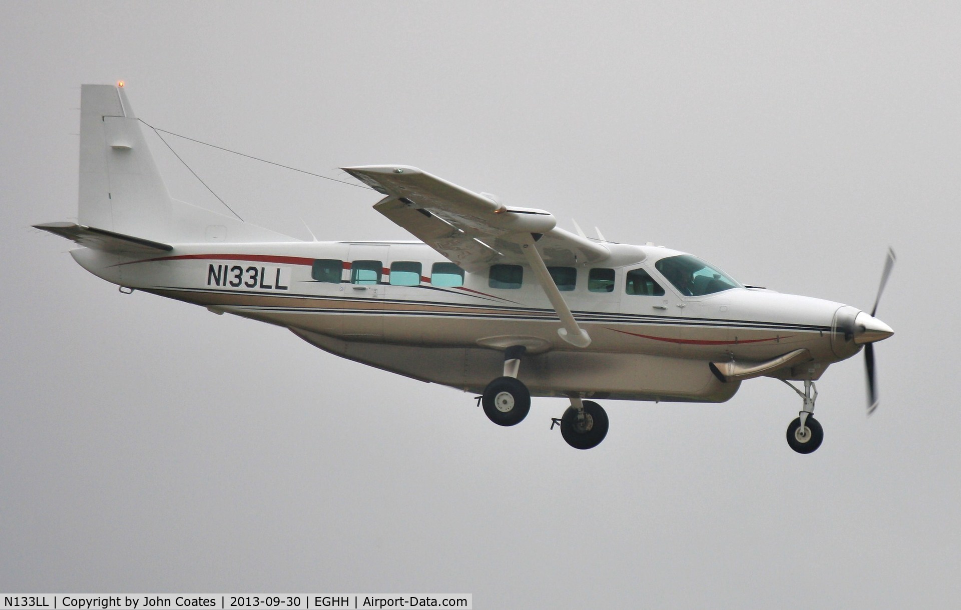 N133LL, Cessna 208B  Grand Caravan C/N 208B2134, Arriving for a repaint