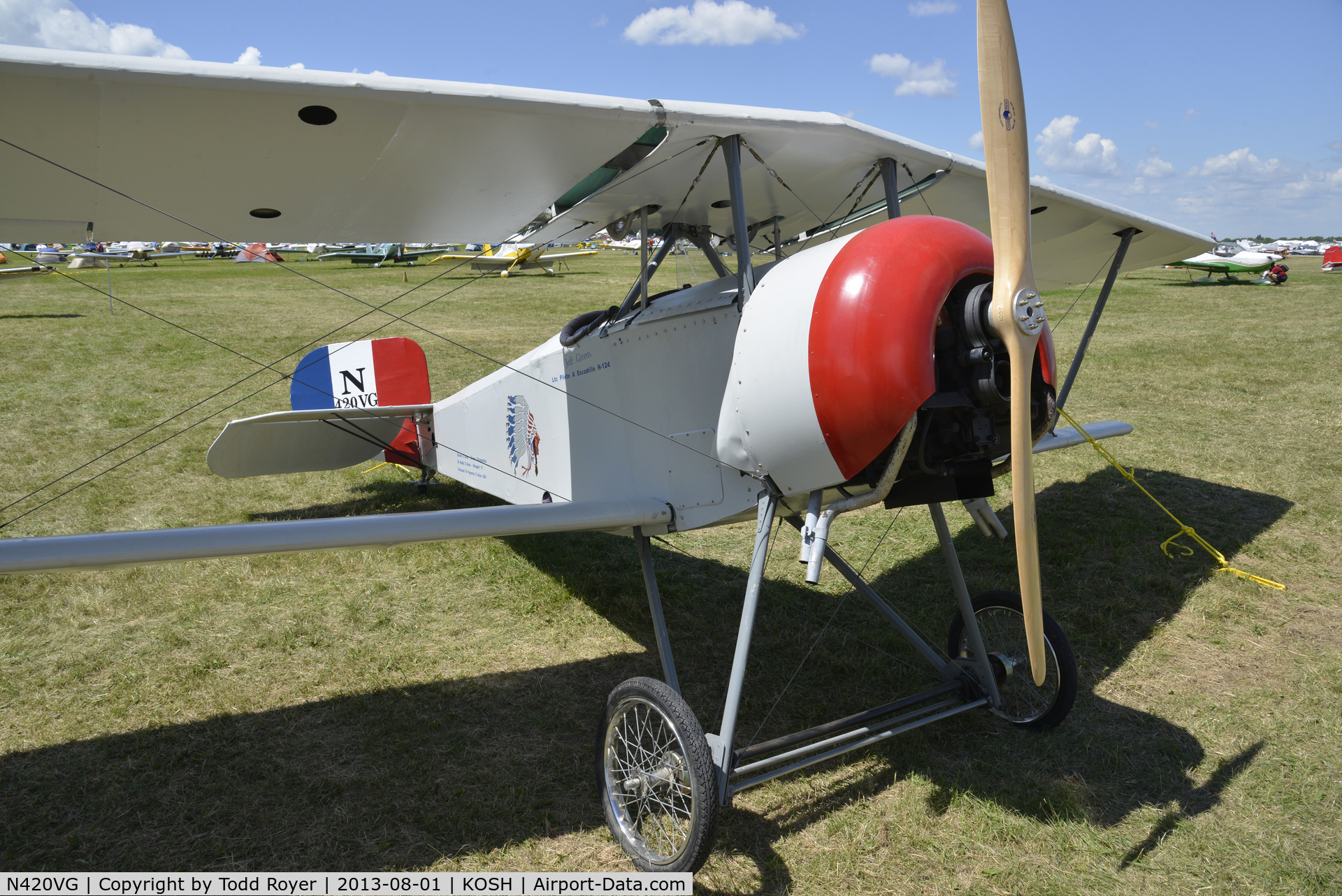 N420VG, Nieuport 11 Bebe Replica C/N 001, Airventure 2013