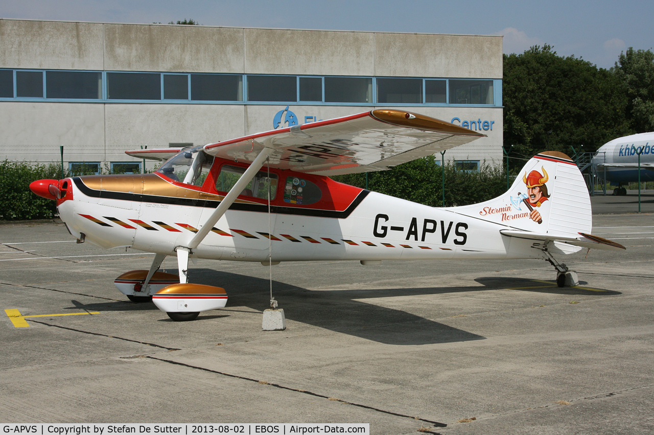 G-APVS, 1957 Cessna 170B C/N 26156, Parked on apron 3.