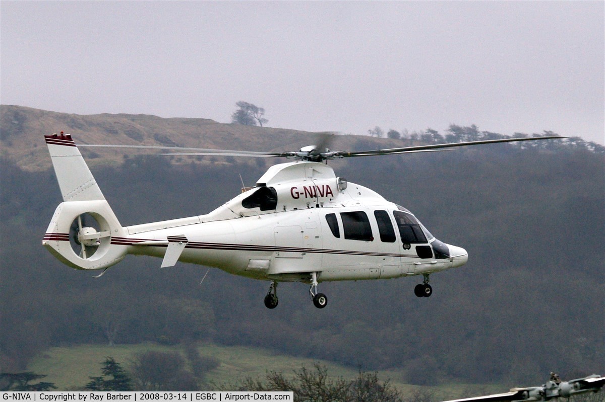 G-NIVA, 2003 Eurocopter EC-155B-1 C/N 6642, Eurocopter EC.155B1 Dauphin [6642] Cheltenham Racecourse~G 14/03/2008