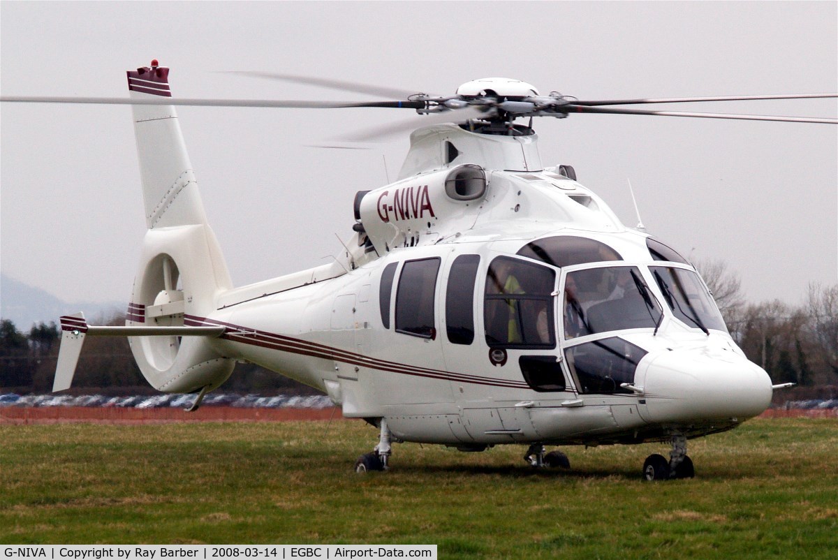 G-NIVA, 2003 Eurocopter EC-155B-1 C/N 6642, Eurocopter EC.155B1 Dauphin [6642] Cheltenham Racecourse~G 14/03/2008